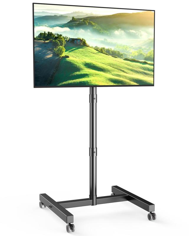 FORGING MOUNT テレビスタンド 移動式モニタースタンド 23-60インチ液晶テレビに対応 ハイタイプ キャスター付き 高さ調整可能 耐荷重40kの通販は 7,017円