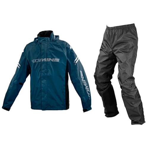 [コミネ] バイク用レインジャケット 03-5393 メンズ Navy XL RK-5393の通販は