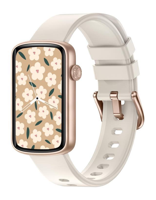 SHANG WING スマートウォッチ レディース iphone対応 アンドロイド対応 リストバンド型 腕時計 Smart Watch 着信 ...