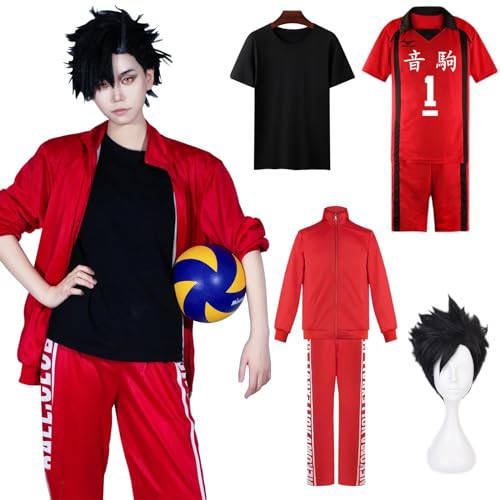 [NOKIJP] 烏野高校 音駒高校 コスプレ 孤爪 研磨 コスプレ 日向 翔陽 コスプレ 黒尾 鉄朗 ユニフォーム 影山 飛雄 ジャージ 上下セット