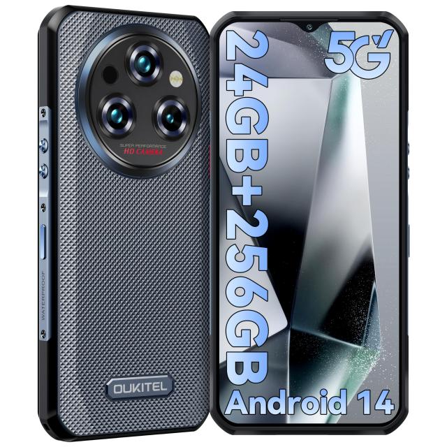 OUKITEL WP35 Android14 5G simフリー スマホ 本体 24GB RAM+