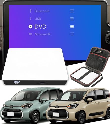 新型 シエンタ10系 専用 DVD/CDプレーヤー 純正ディスプレイオーディオ用 車種専用 10系SIENTA専用 R4.8〜 車載用 最新2024改良機種 期間