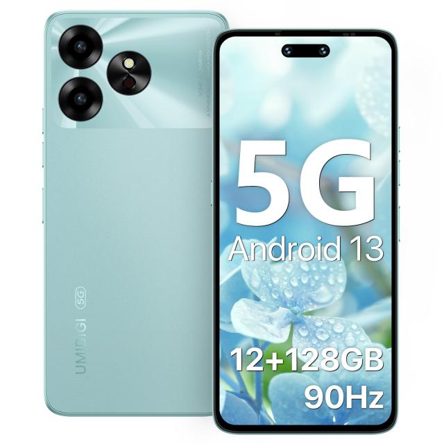 UMIDIGI G6 5G スマホ 本体 SIMフリー 6.57インチ 90Hz 12GB+128GB 1TB拡張 Android 13 スマートフォン 8コア 2.2GHz CPU Dimensity 6100の通販は 26,231円