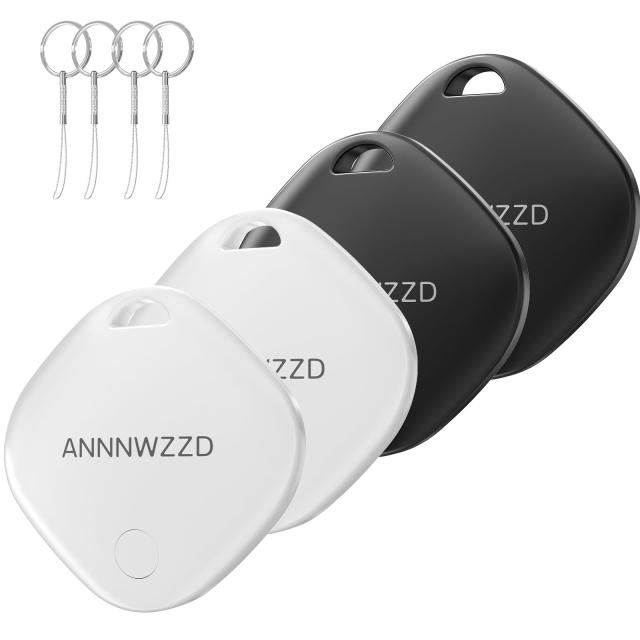 ANNNWZZD Airtag エアタグ（4個セット) airタグ紛失防止タグ gps スマートタグ(iOS端末のみ) / スマホが見つかる/スマホ/カバン/キー/荷の通販は 5,644円