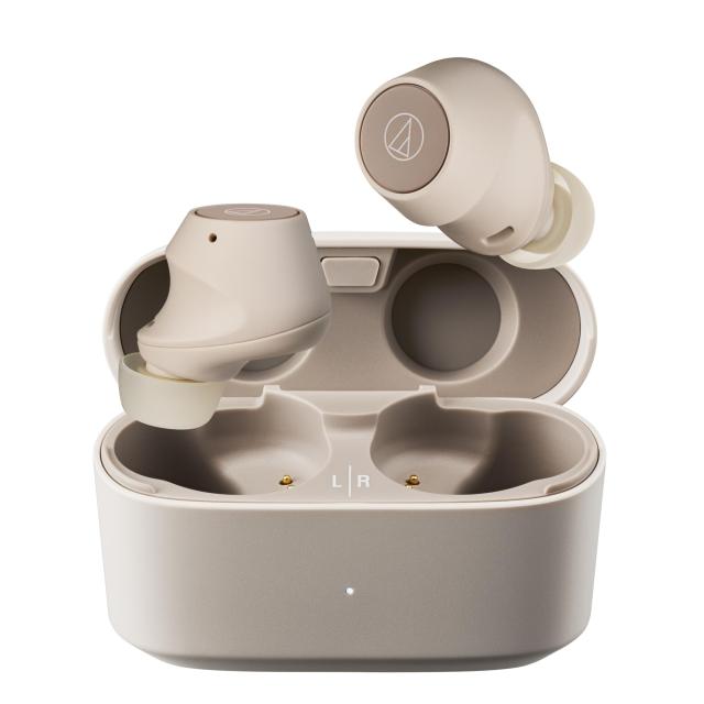 オーディオテクニカ ATH-CKS30TW+(E) ワイヤレスイヤホン bluetooth ノイズキャンセリング 重低音 最大約20時間再生 IP55 防水防塵 マル