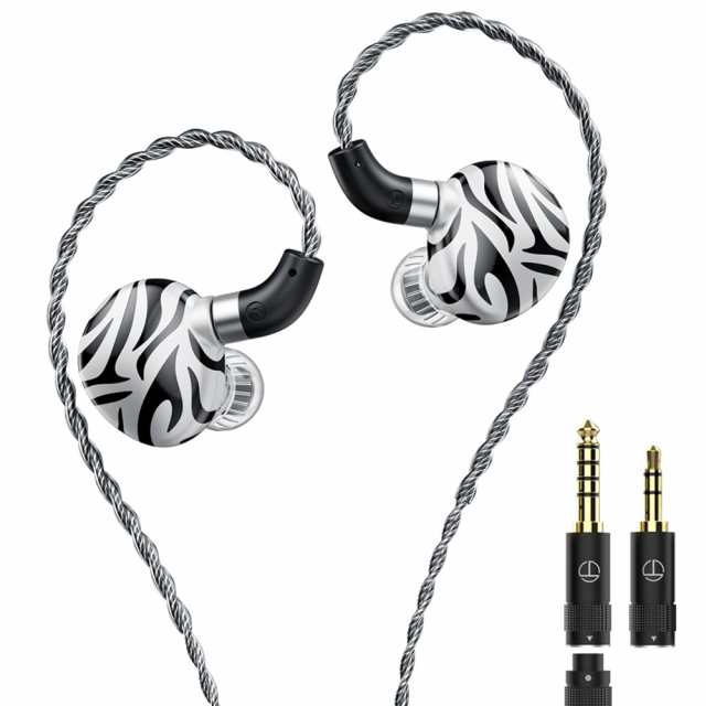 TRN WhiteTiger 白虎 2DD+ 平面駆動 イヤホン ハイレゾ モニターイヤホン 平面磁気ドライバー イヤーモニター 脱着式耳掛けケーブル 3.5/の通販は