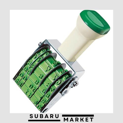 コクヨ スタンプ 回転印 欧文日付 明朝体 4号 手形用 IS-TD4の