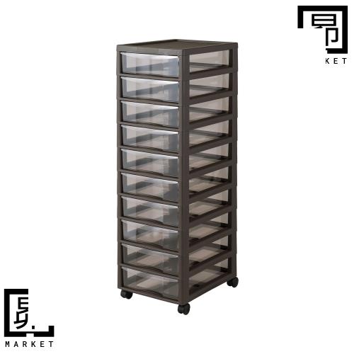 JEJ Aplos(アプロス) レターケースB4(深型10段) ダークブラウン AP-B4-FU10DBRの通販は