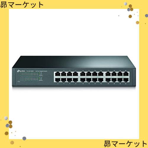 TP-Link スイッチングハブ 24ポート TL-SG1024D 10/100/1000Mbps 金属筺体 ギガビット 5年保証の通販は