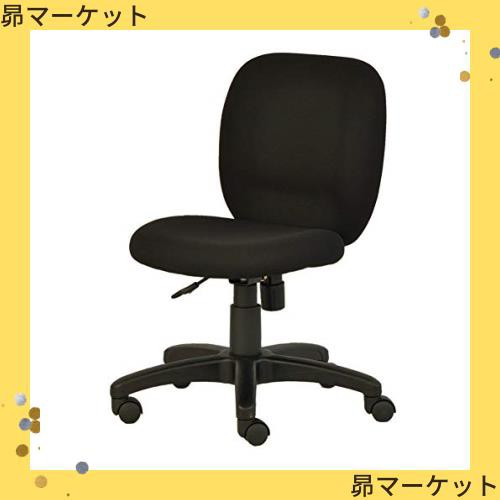 プラス オフィスチェア デスクチェア NEXIS C01 ナイロン ブラック KC-NX61SL BK 601058の通販は