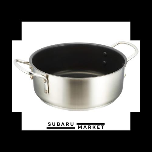 遠藤商事 業務用 ムラノ 外輪鍋 (蓋無)28cm IH対応 18-8ステンレス ASTH905 遠藤商事 業務用 ムラノ 外輪鍋 28cm IH対応 18-8ステンレス⁄内面