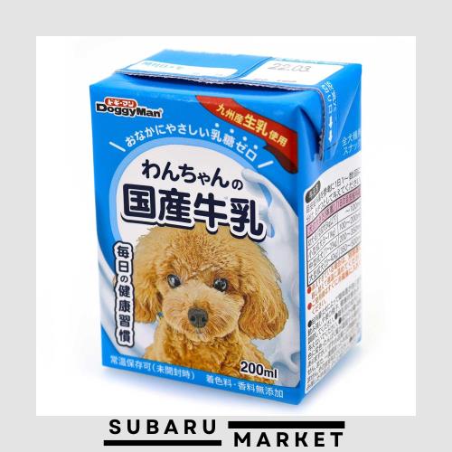 ドギーマン わんちゃんの国産牛乳 全犬種用 200ミリリットル (x 24) (ケース販売) 5,444円