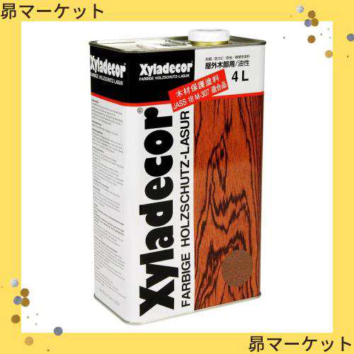 大阪ガスケミカル 木部保護塗料 キシラデコール #111 ウォルナット 4Lの通販は