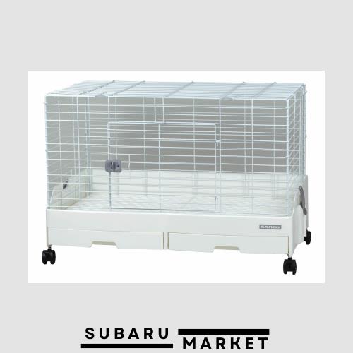 三晃商会 SANKO 小動物 組み立て C62 イージーホーム エボ 80WH 白