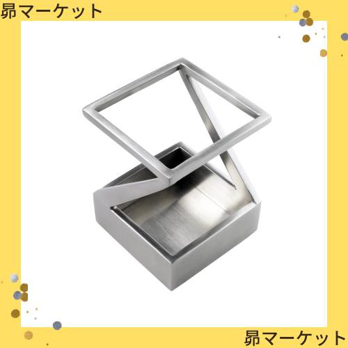米国ArtsOnDesk モダンアート ペン立て- St203 ステンレス製 サテン仕上げ 特許登録ペンスタンド ペンケース鉛筆スタンド ペントレーデスの通販は 13,622円
