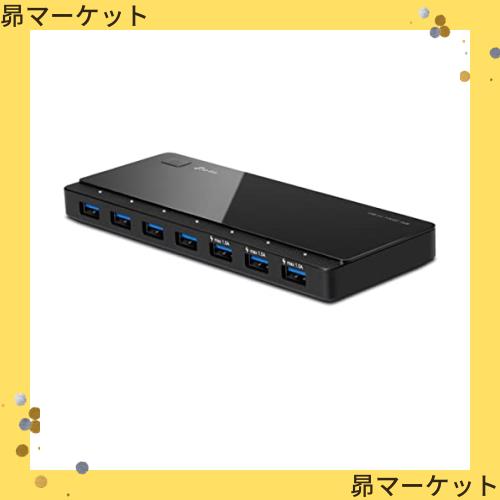 TP-Link 7ポート高速USB3.0 HUB バスパワー 最大転送速度10Gビット/秒 ACアダプタ付 ケーブル1m UH700の通販は