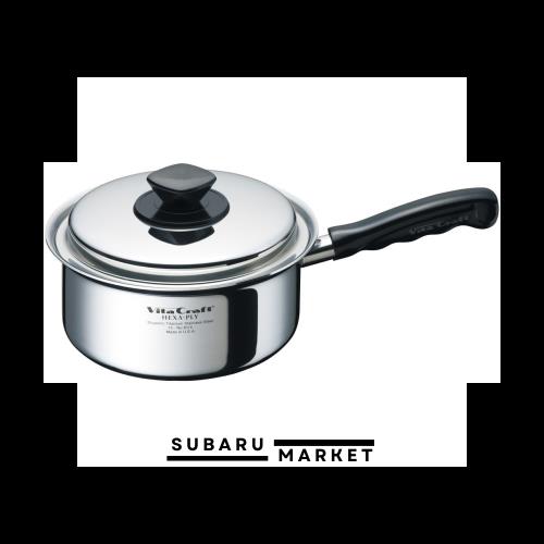 ビタクラフト 片手鍋 IH対応 ステンレス 蓋付 10年保証 ヘキサプライ