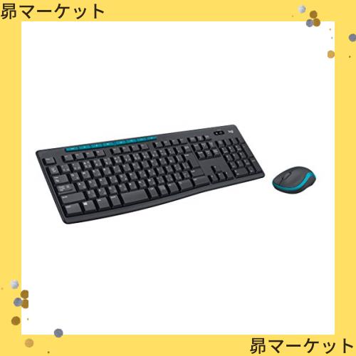 ロジクール ワイヤレスマウス キーボード セット 無線 ワイヤレスコンボ MK275の通販は