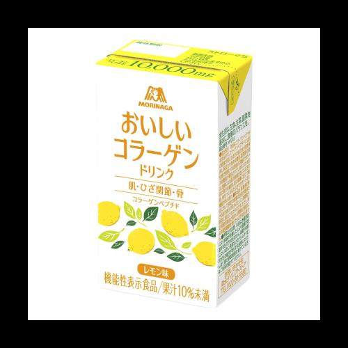 森永 おいしいコラーゲンドリンク 125ml ピーチ味×レモン味 各24本 森永コラーゲンドリンク24本 森永 おいしいコラーゲンドリンク 125ml