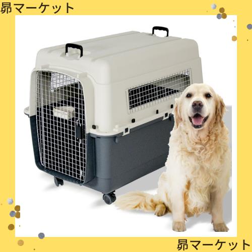 プチリュバン 【 IATA 基準クリア】デラックス キャリーバッグ100 XXL 外寸：幅67.5×高80.5×奥行100cm 大型犬用