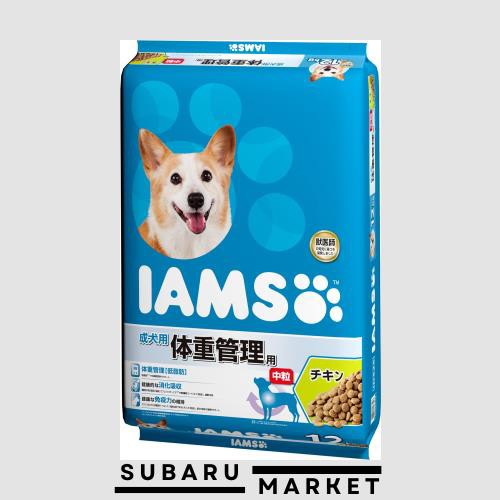 アイムス (IAMS) ドッグフード アイムス 成犬用 体重管理用 中粒 チキン 12キログラム (x 1)