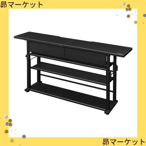 Bauhutte( バウヒュッテ ) エクステンションデスク 昇降式 モニター台 ディスプレイ スタンド ( 幅 120 × 奥行 25 cm 高さ 59~80 cm ) の通販は