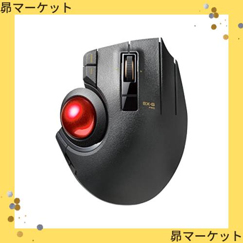 エレコム マウス 有線/ワイヤレス/Bluetooth トラックボール親指 8ボタン チルト機能 ブラック M-XPT1MRXBKの通販は