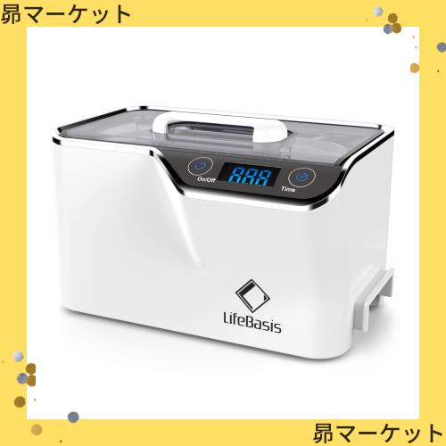 LifeBasis 超音波洗浄機 600ml 強い振動子で強力洗浄 改善仕様 42,000Hz メガネ洗浄機 5段階タイマー搭載 卓上クリーナー 時計 宝石 日用の通販はその他花・ガーデン・エクステリア・DIY工具