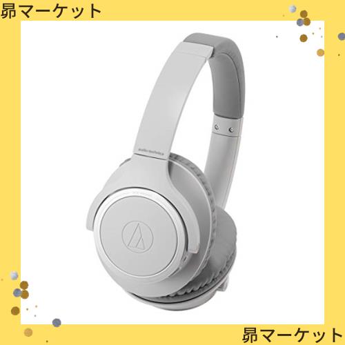オーディオテクニカ ATH-SR30BT GY ワイヤレスヘッドホン bluetooth マイク付き 最大70時間再生 グレー ATH-SR30BT GYの通販は 13,425円