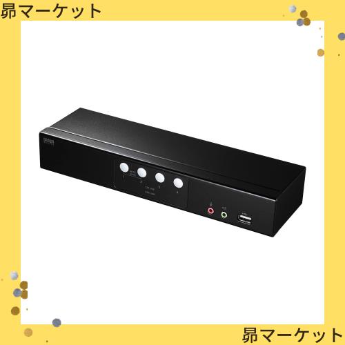 サンワサプライ HDMI対応パソコン自動切替器(4:1) SW-KVM4HHC サンワサプライ HDMI対応パソコン自動切替器(4:1) SW-KVM4HHC
