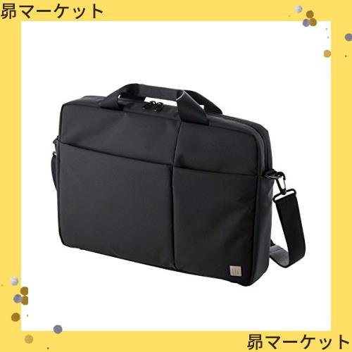 エレコム ビジネスバッグ UBシリーズ 15.6インチPC収納 A4対応 撥水加工 300D高密度ポリエステル ブラック BM-UBBC01BKの通販は 6,050円