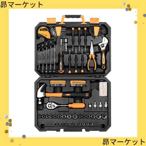 DEKO 128点 ホームツールセット 工具セット 家庭用 日曜大工 DIYセット 作業工具セット 家具の組み立て 住まいのメンテナンス用  修理道具の通販はau PAY マーケット - 昴マーケット | au PAY マーケット－通販サイト