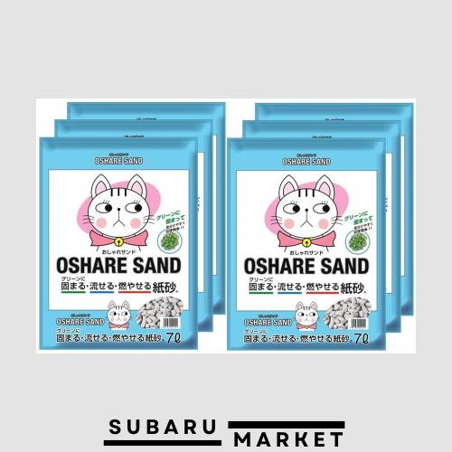 新東北化学工業 猫砂 紙砂おしゃれサンド 7LX6 (ケース販売)の通販は