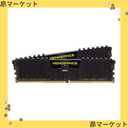 CORSAIR DDR4-3600MHz デスクトップPC用 メモリモジュール VENGEANCE LPX シリーズ 16GB [8GB×2枚] ブラック CMK16GX4M2D3600C18の通販は