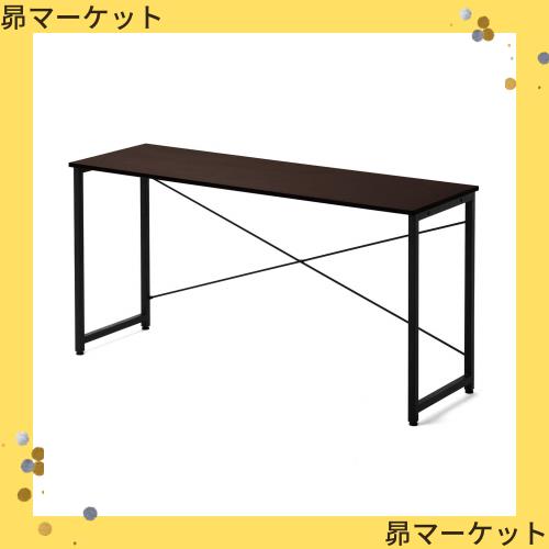 サンワダイレクト シンプルワークデスク 幅140×奥行45cm モニターアーム対応 組立簡単 パソコンデスク 机 PCデスク ブラウン 100-DESKF0の通販は