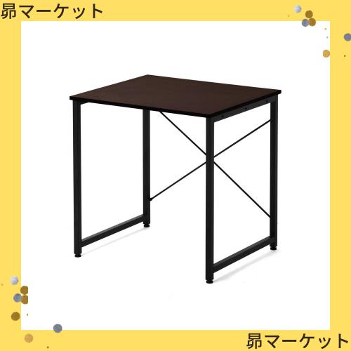 サンワダイレクト シンプルワークデスク 幅70cm×奥行60cm 組立簡単 モニターアーム対応 パソコンデスク ブラウン 100-DESKF011BR 8,178円