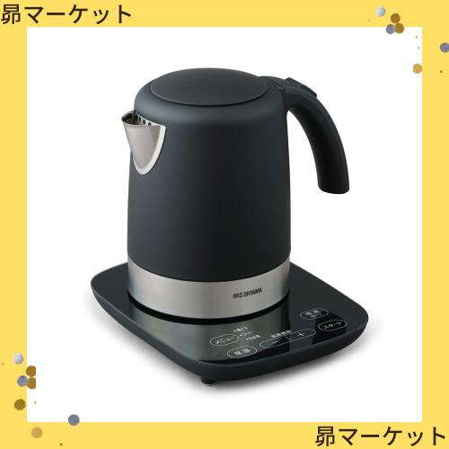 アイリスオーヤマ 電気ケトル ステンレスタイプ 1000ml 9段階温度調節