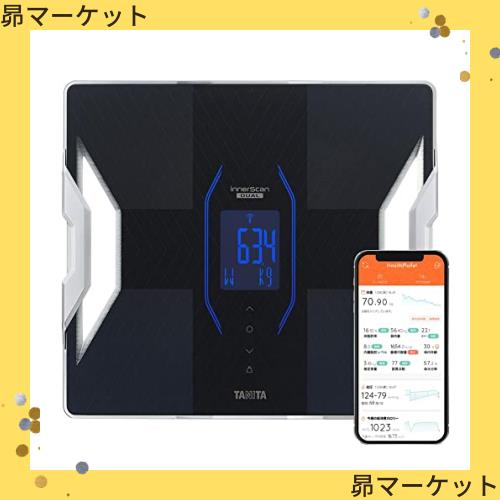 タニタ 体組成計 スマホ ブラック RD-912 BK スマホでデータ管理