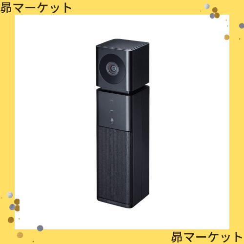 SANWA SUPPLY カメラ内蔵USBスピーカーフォン CMS-V47BK （ブラック