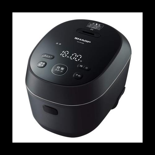 シャープ 炊飯器 3合 IH式 一人暮らし PLAINLY 匠の火加減 ブラック KS