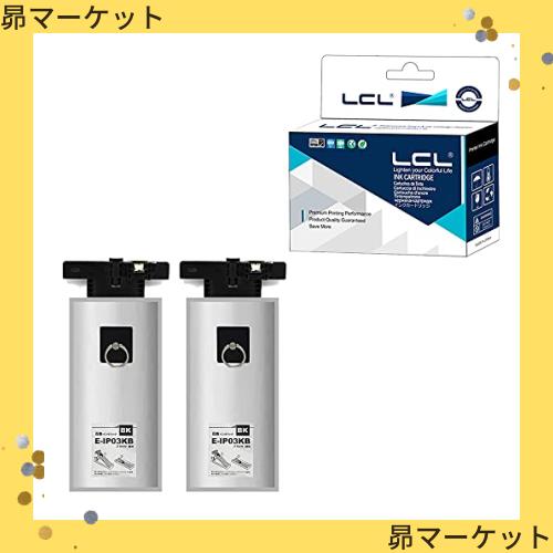 LCL EPSON用 エプソン用 IP03 IP03KA IP03KB 増量（2パック ブラック） 顔料 互換インクカートリッジ 対応機種：PX-M380F/S380/PX-M381FLの通販は 16,900円