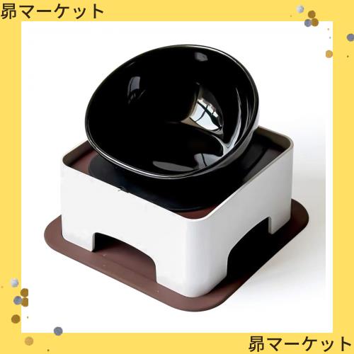 Siyo フードボウル 食器台 ゴムマット セット ペット (ブラック)の通販は 4,876円