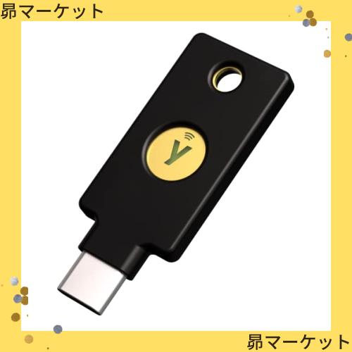 Yubico セキュリティキー YubiKey 5C NFC USB-C/FIDO2/WebAuthn/U2F/2段階認証/高耐久性/耐衝撃性/防水の通販は