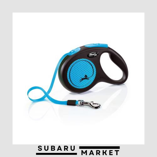 フレキシ(flexi) 伸縮リード ニューネオン テープタイプ M(25kg未満) 5m ブルー【日本正規品】の通販は 5,050円