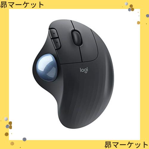 ロジクール ワイヤレスマウス トラックボール 無線 M575GR Bluetooth Unifying 5ボタン windows mac iPad M575 電池寿命最大24ケ月 グラの通販は