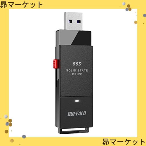 【Amazon.co.jp限定】バッファロー SSD 外付け 1.0TB 超小型 コンパクト ポータブル PS5/PS4対応(メーカー動作確認済) USB3.2Gen1 ブラッの通販は 13,050円