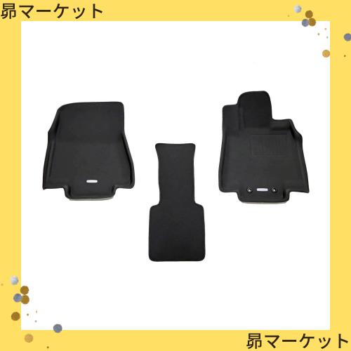 クラッツィオ(Clazzio) フロアマット 立体タイプ フロント用 ステップワゴン RP1~4 ガソリン車 NEWラバータイプ ブラック EH-2525 【5EEHの通販は 7,118円
