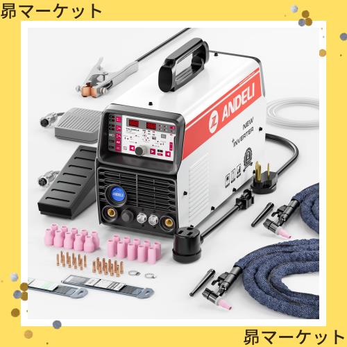 ANDELI 100V/200V 200AMP アルミ溶接機 TIG 溶接機 AC DC Clod/Tig 溶接機 TIG-250PLS ( ANDELI 100V⁄200V 200AMP アルミ溶接機 TIG 溶接機 AC DC Clod⁄TIG 溶接機