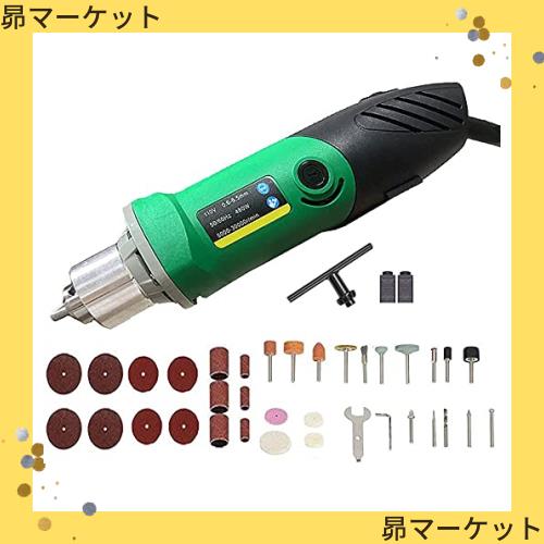 VOTOER 480W 多機能 プロ ミニルーター セット, ロータリーツールパワーダイ電動 グラインダーカーバーセット 6段階可変速度 30000RPMの通販は