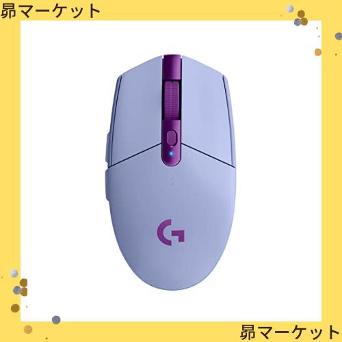 Logicool G ゲーミングマウス G304 LIGHTSPEED ワイヤレス マウス G304-LC 軽量 99g HERO センサー 6個プログラムボタン 250時間連続使用の通販は 6,550円